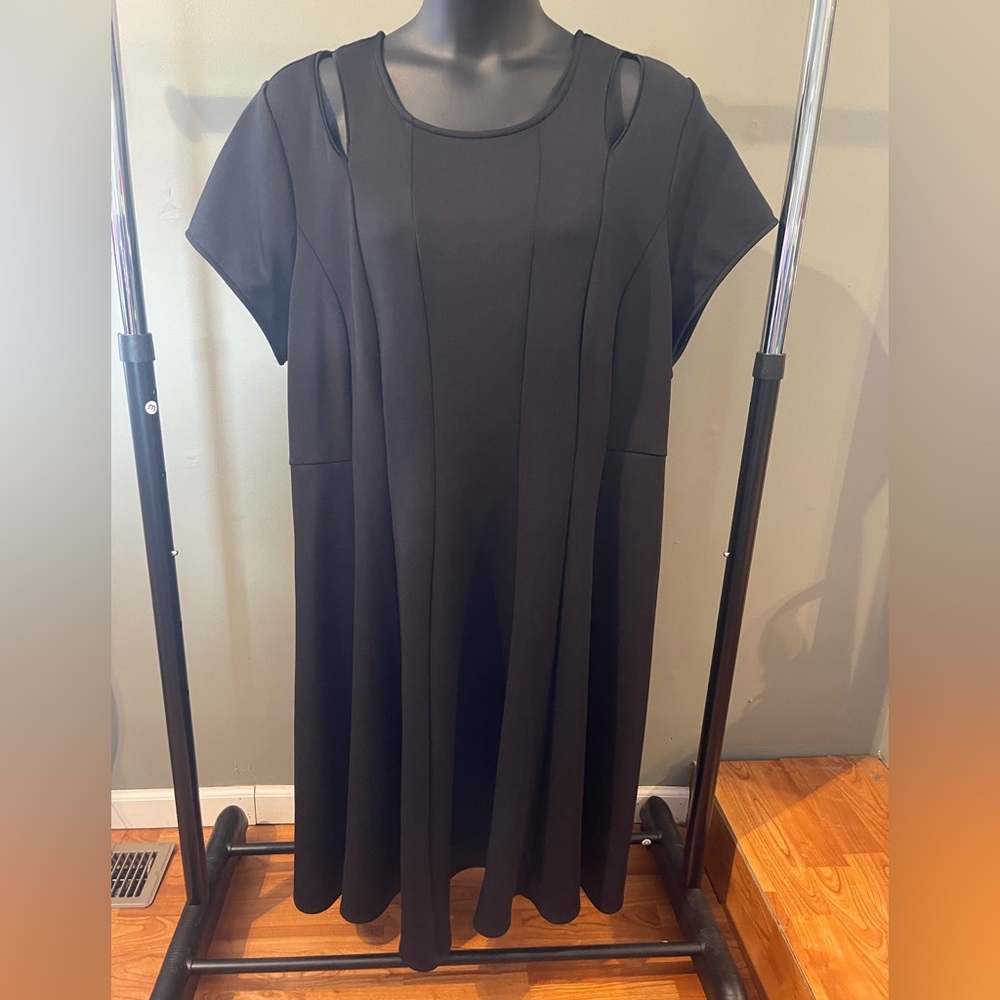 Lane Bryant Midi Dress with Shoulder cutouts-size 26